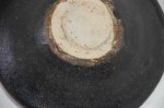 Antike kleinere Jizhou Kiln Bowl mit Blatt Song Dy